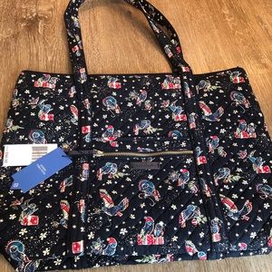 Vera Bradley Winter Owl Print Tote New